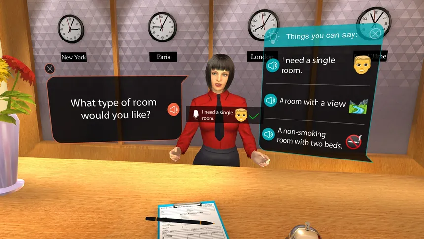 Скриншот 3 к игре Mondly: Learn Languages in VR