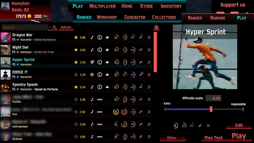 Скриншот 2 к игре Beat Aim - Rhythm FPS Trainer