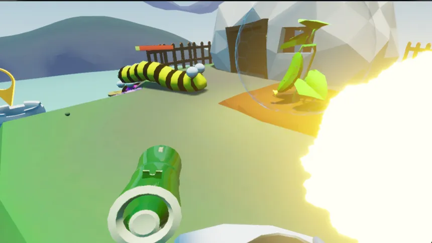 Скриншот 4 к игре Cucumber Defense VR