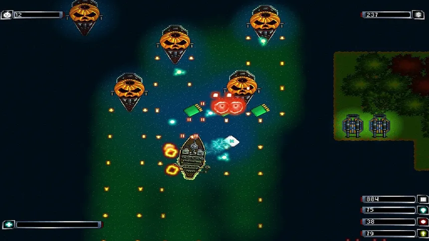 Скриншот 1 к игре Warships On The Halloween Night