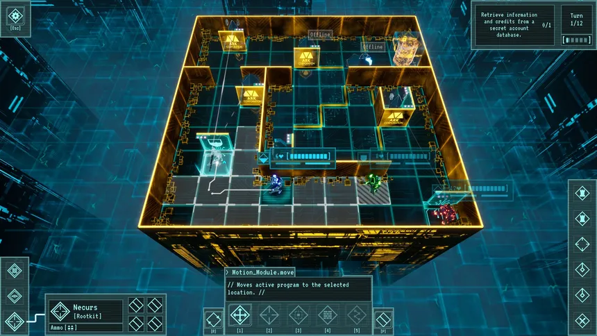 Скриншот 1 к игре Terminal Protocol: Cyberpunk Turn-Based Tactics