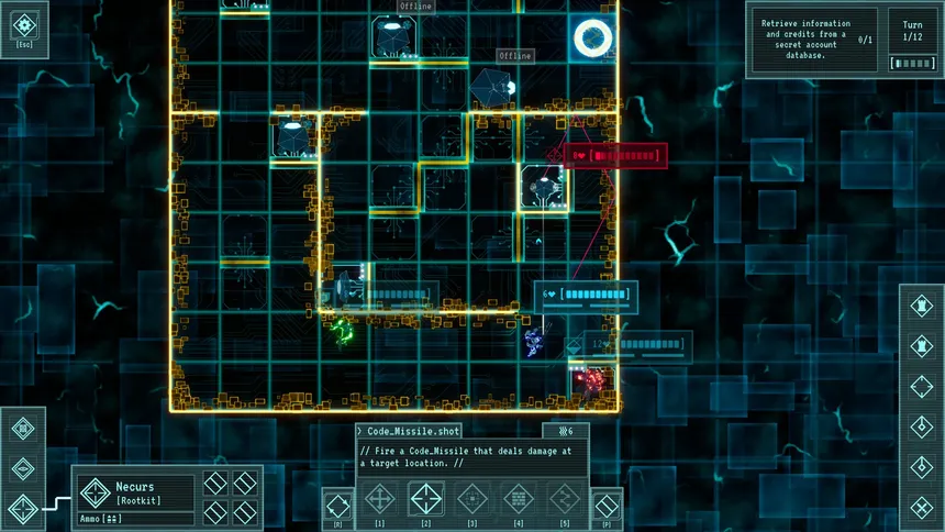 Скриншот 4 к игре Terminal Protocol: Cyberpunk Turn-Based Tactics