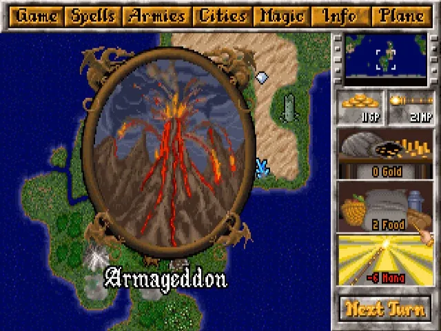 Скриншот 2 к игре Master of Magic Classic