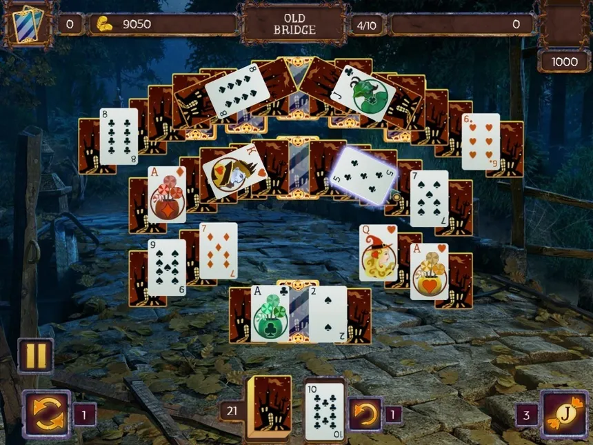 Скриншот 1 к игре Solitaire Game Halloween
