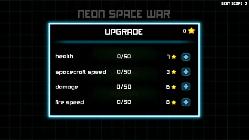 Скриншот 2 к игре NEON SPACE WAR