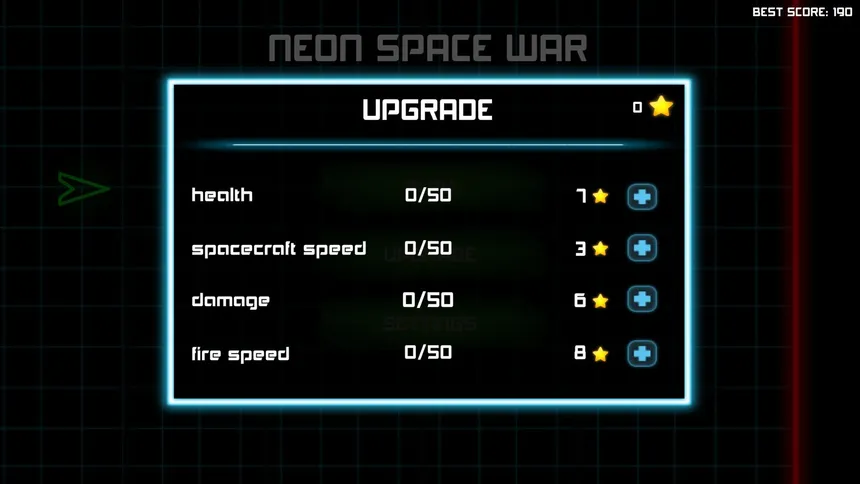 Скриншот 6 к игре NEON SPACE WAR