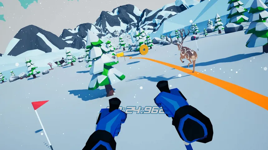 Скриншот 3 к игре Let's Go! Skiing VR