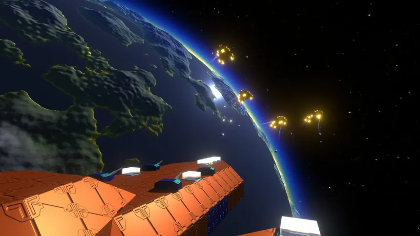 Скриншот 2 к игре Orbital Shipyards