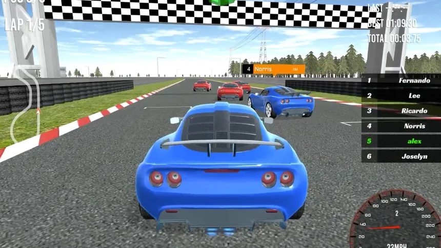 Скриншот 1 к игре Rally Drift Cars
