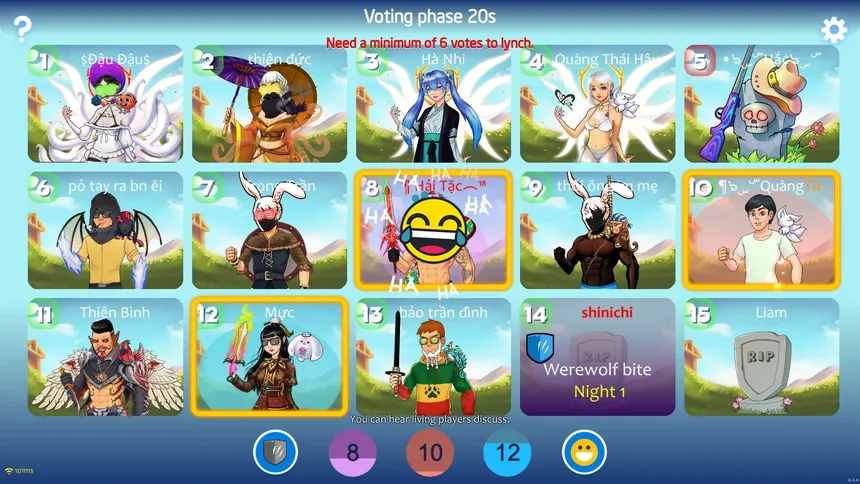 Скриншот 1 к игре Werewolf Voice - Ultimate Werewolf Party