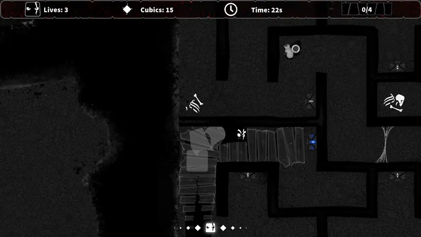 Скриншот 1 к игре Darkness Maze Cube - Hardcore Puzzle Game