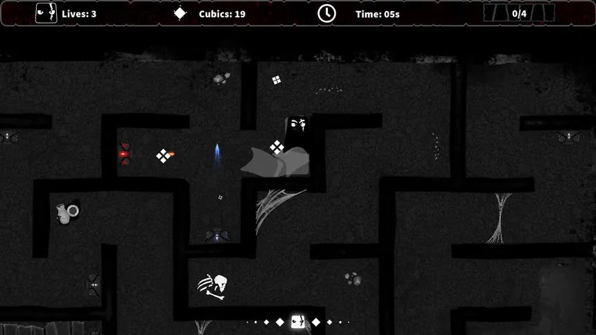 Скриншот 4 к игре Darkness Maze Cube - Hardcore Puzzle Game