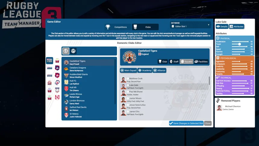 Скриншот 7 к игре Rugby League Team Manager 3
