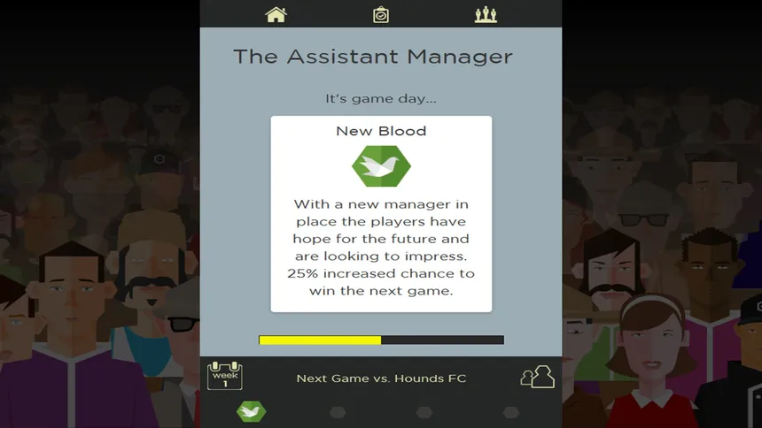 Скриншот 1 к игре Swipe Football - Football Manager RPG Game