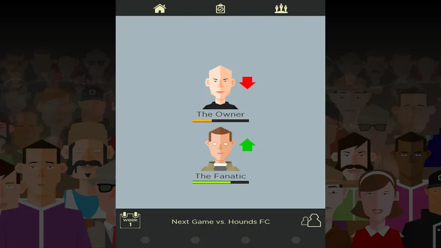 Скриншот 2 к игре Swipe Football - Football Manager RPG Game