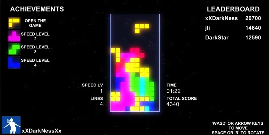 Скриншот 1 к игре Block Fall Simulator 2019