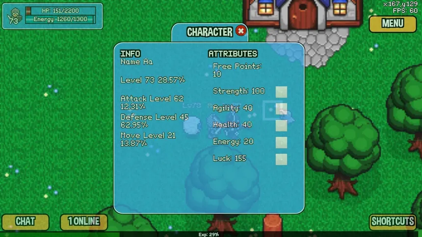 Скриншот 4 к игре Retro RPG Online 2