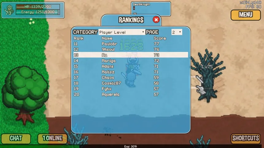 Скриншот 5 к игре Retro RPG Online 2