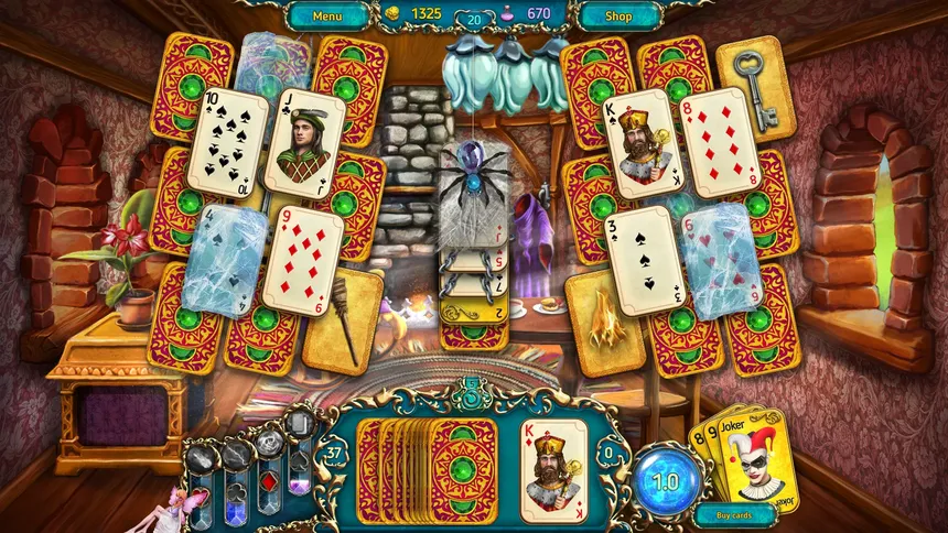 Скриншот 1 к игре Dreamland Solitaire: Dragon's Fury