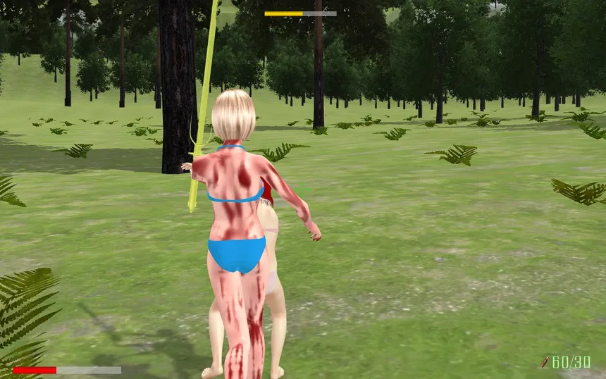 Скриншот 4 к игре Girl Kill Zombies