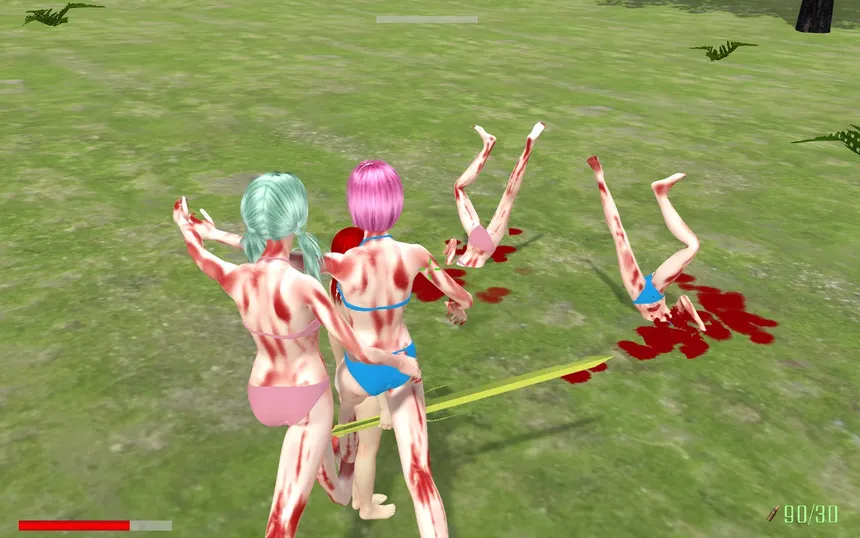 Скриншот 8 к игре Girl Kill Zombies
