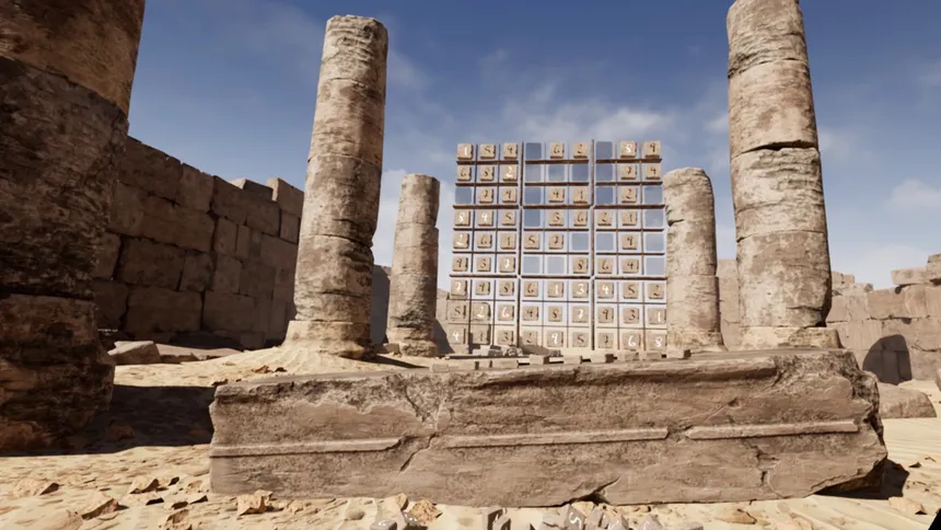 Скриншот 2 к игре Arabian Stones - The VR Sudoku Game