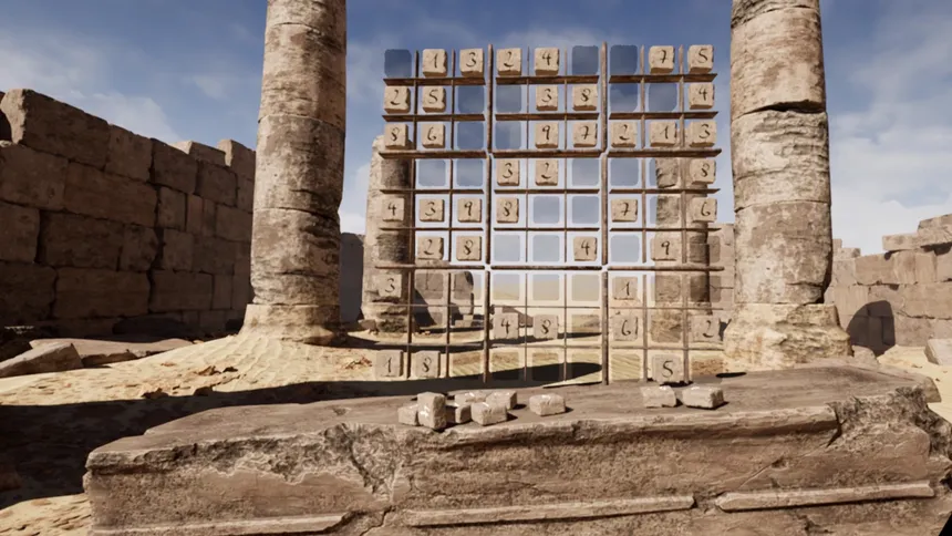 Скриншот 4 к игре Arabian Stones - The VR Sudoku Game