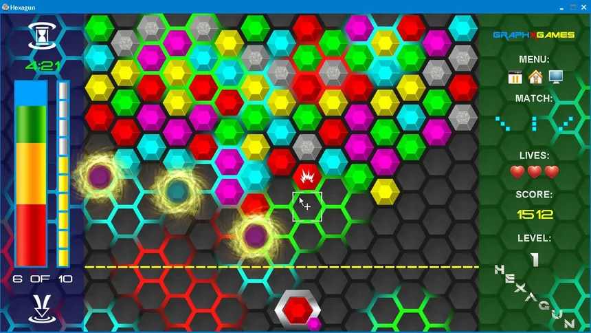 Скриншот 1 к игре Hexagun