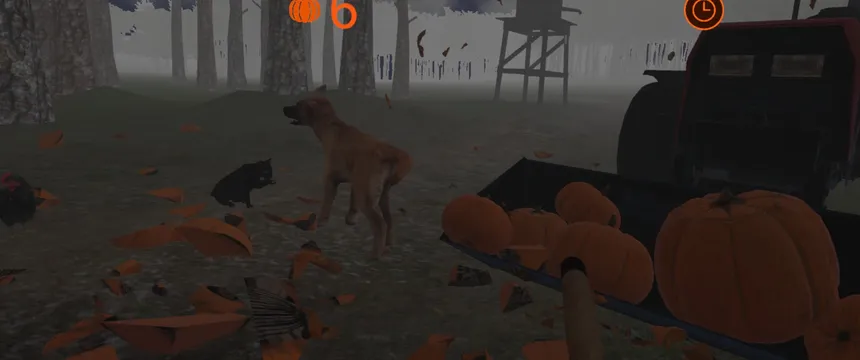 Скриншот 2 к игре Halloween Pumpkin Smasher VR
