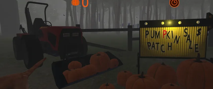 Скриншот 4 к игре Halloween Pumpkin Smasher VR