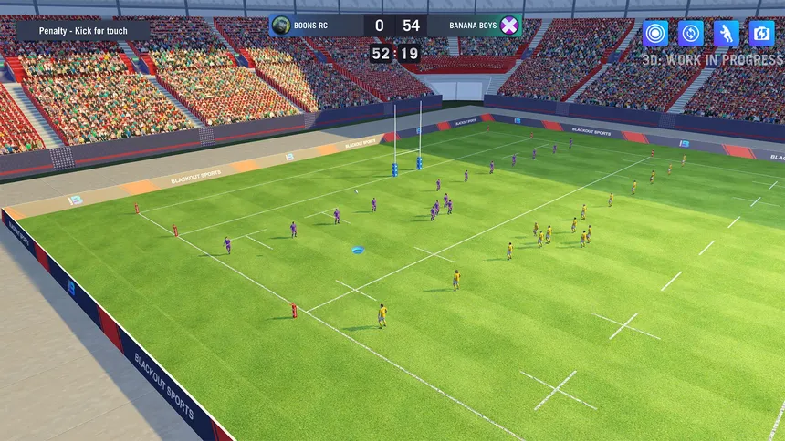 Скриншот 2 к игре Blackout Rugby - World Cup Edition