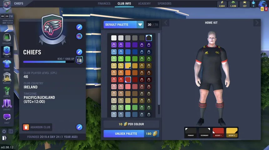 Скриншот 7 к игре Blackout Rugby - World Cup Edition