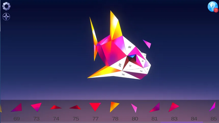 Скриншот 4 к игре LowPoly 3D Art Paint by Number