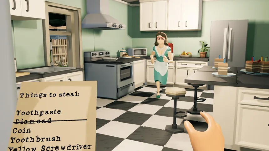 Скриншот 1 к игре There is a Thief in my House VR