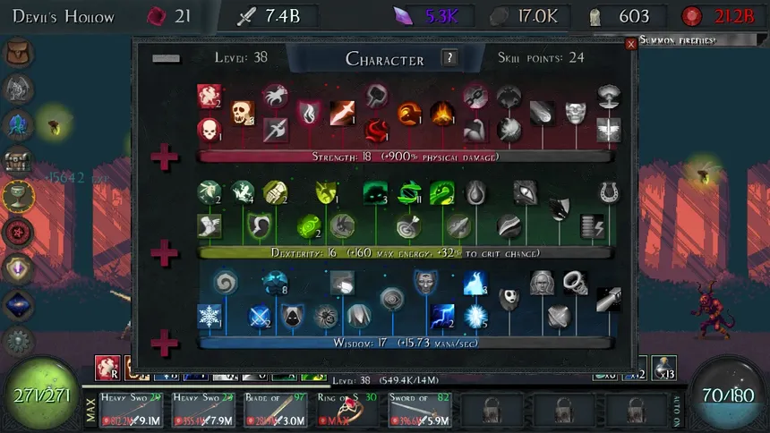 Скриншот 2 к игре Grim Clicker