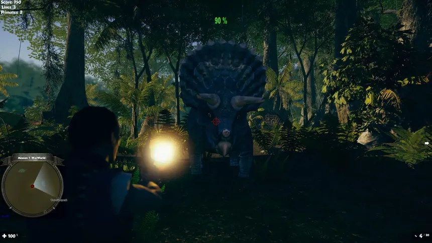 Скриншот 1 к игре Dinosaur Hunting Patrol 3D Multiplayer Online
