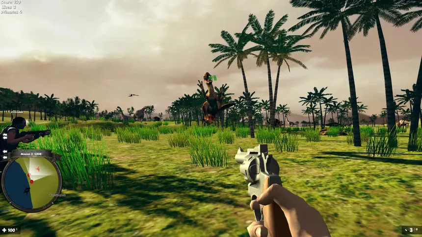 Скриншот 4 к игре Dinosaur Hunting Patrol 3D Multiplayer Online