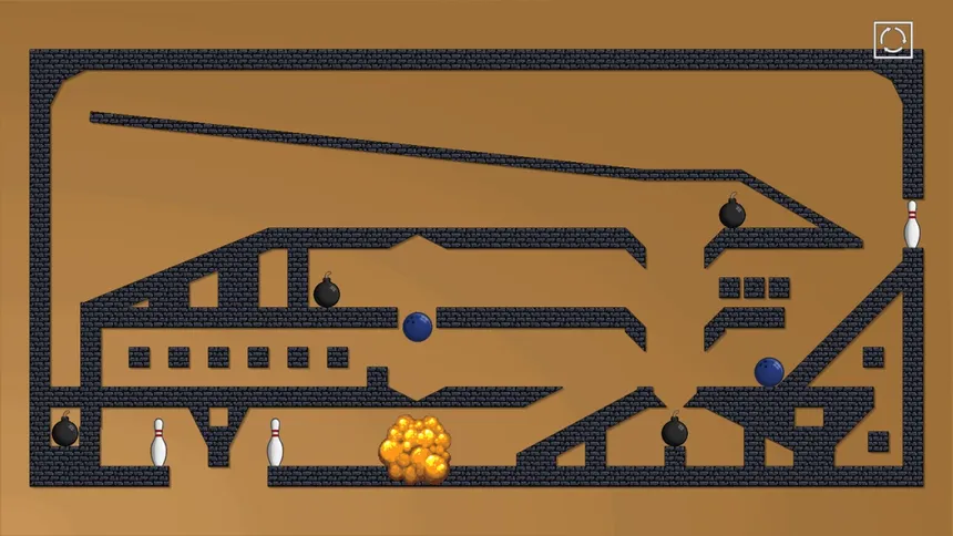 Скриншот 4 к игре Bomb Bowling 2
