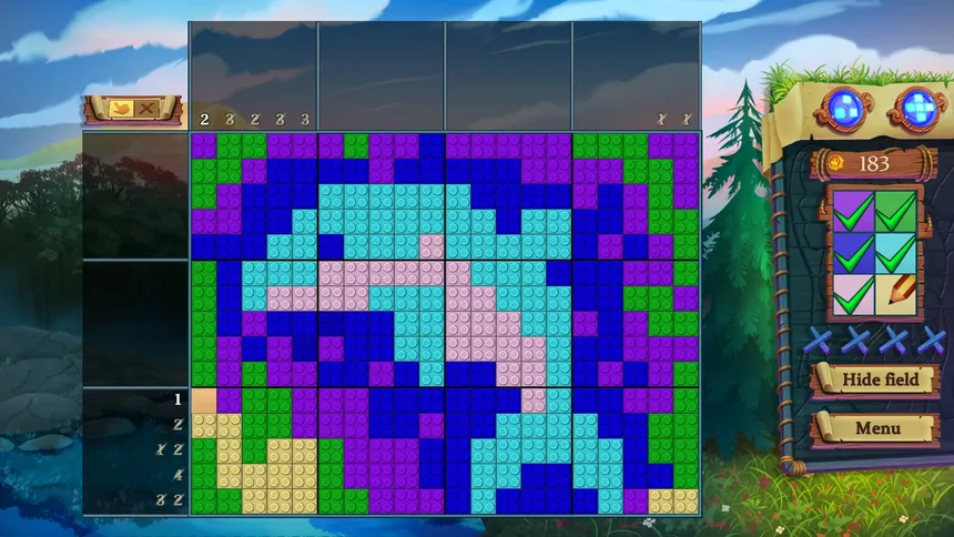 Скриншот 3 к игре Adventure mosaics. Forest spirits