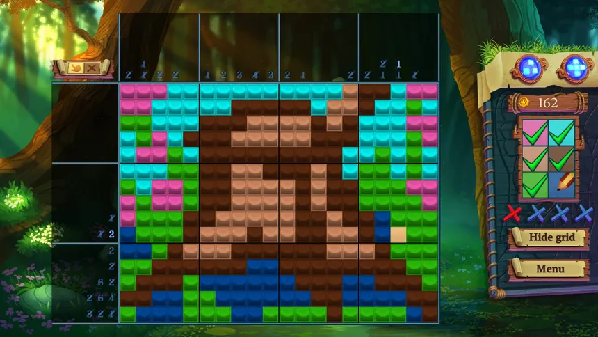 Скриншот 4 к игре Adventure mosaics. Forest spirits