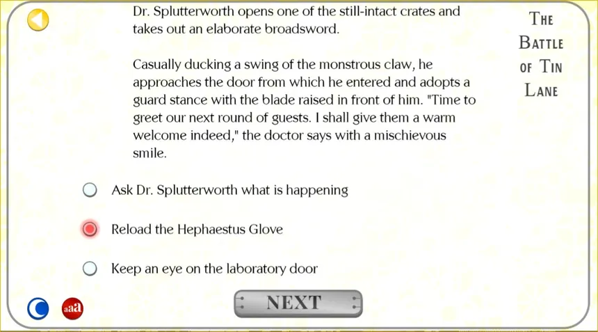 Скриншот 3 к игре Victoriana - Steampunk Text Adventure