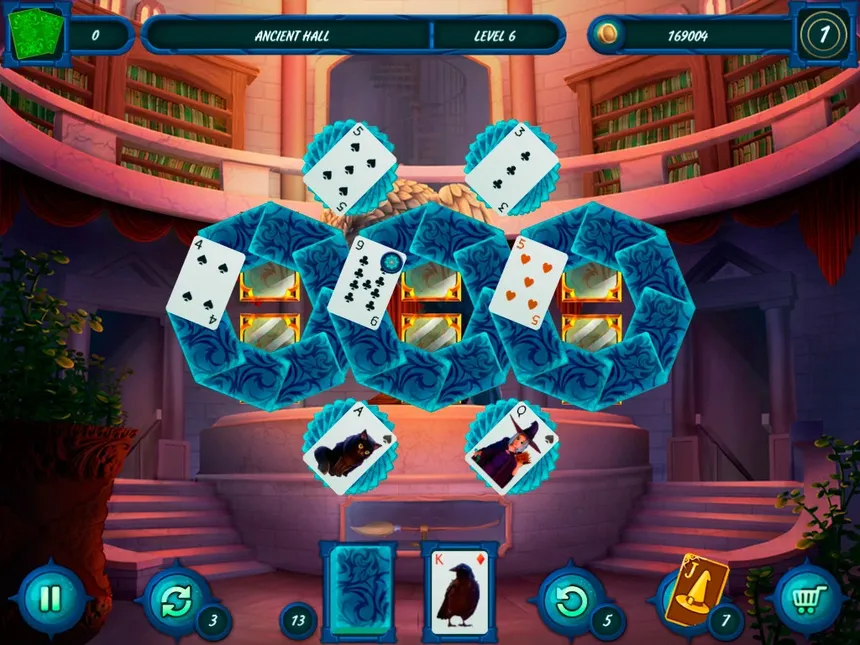 Скриншот 2 к игре Fairytale Solitaire. Witch Charms