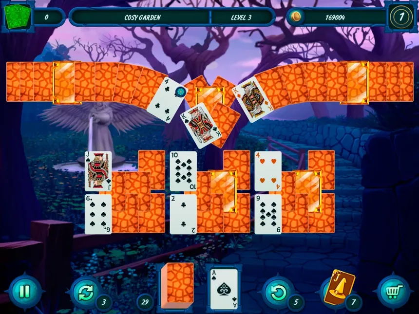 Скриншот 3 к игре Fairytale Solitaire. Witch Charms