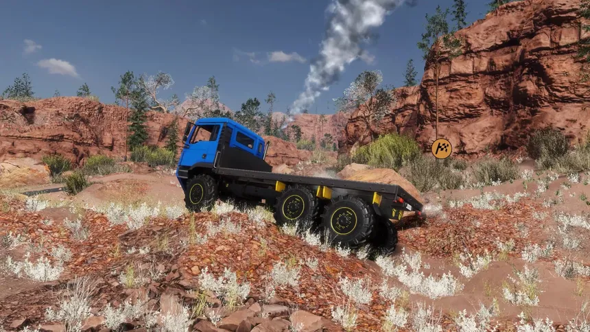 Скриншот 5 к игре Offroad Truck Simulator: Heavy Duty Challenge