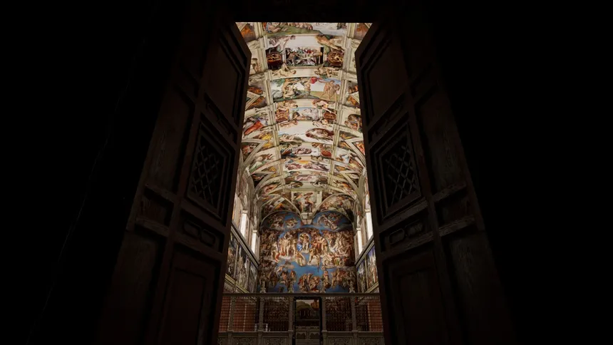 Скриншот 1 к игре IL DIVINO: Michelangelo's Sistine Ceiling in VR
