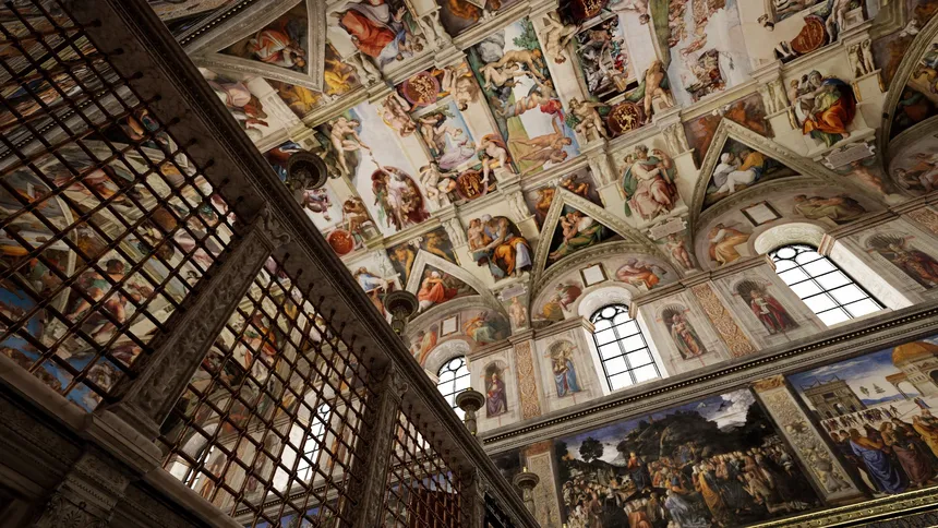 Скриншот 2 к игре IL DIVINO: Michelangelo's Sistine Ceiling in VR