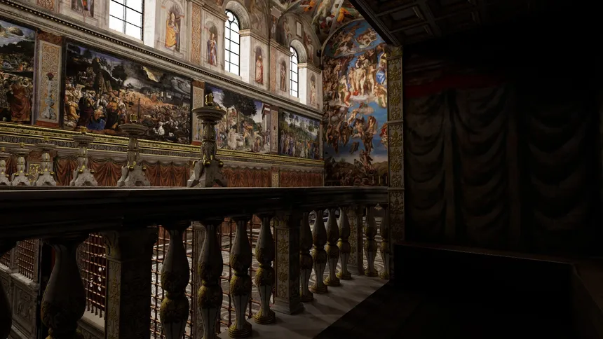 Скриншот 6 к игре IL DIVINO: Michelangelo's Sistine Ceiling in VR