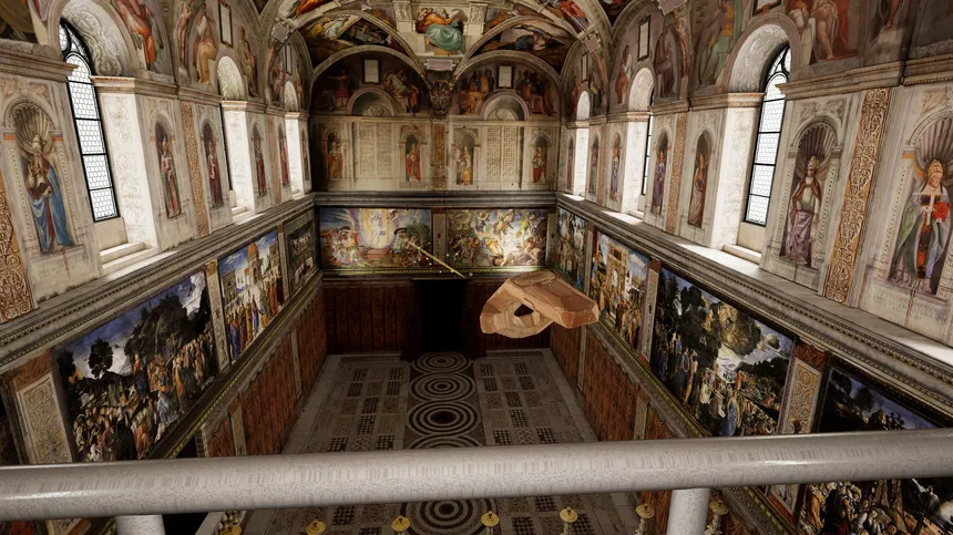 Скриншот 7 к игре IL DIVINO: Michelangelo's Sistine Ceiling in VR