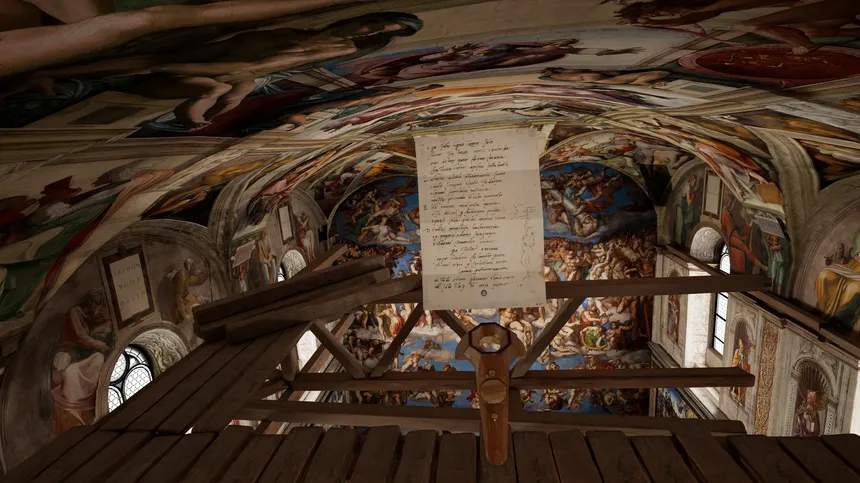 Скриншот 8 к игре IL DIVINO: Michelangelo's Sistine Ceiling in VR