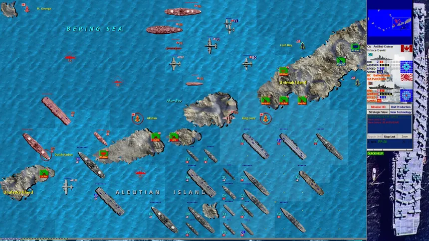Скриншот 3 к игре Battleships and Carriers - Pacific War